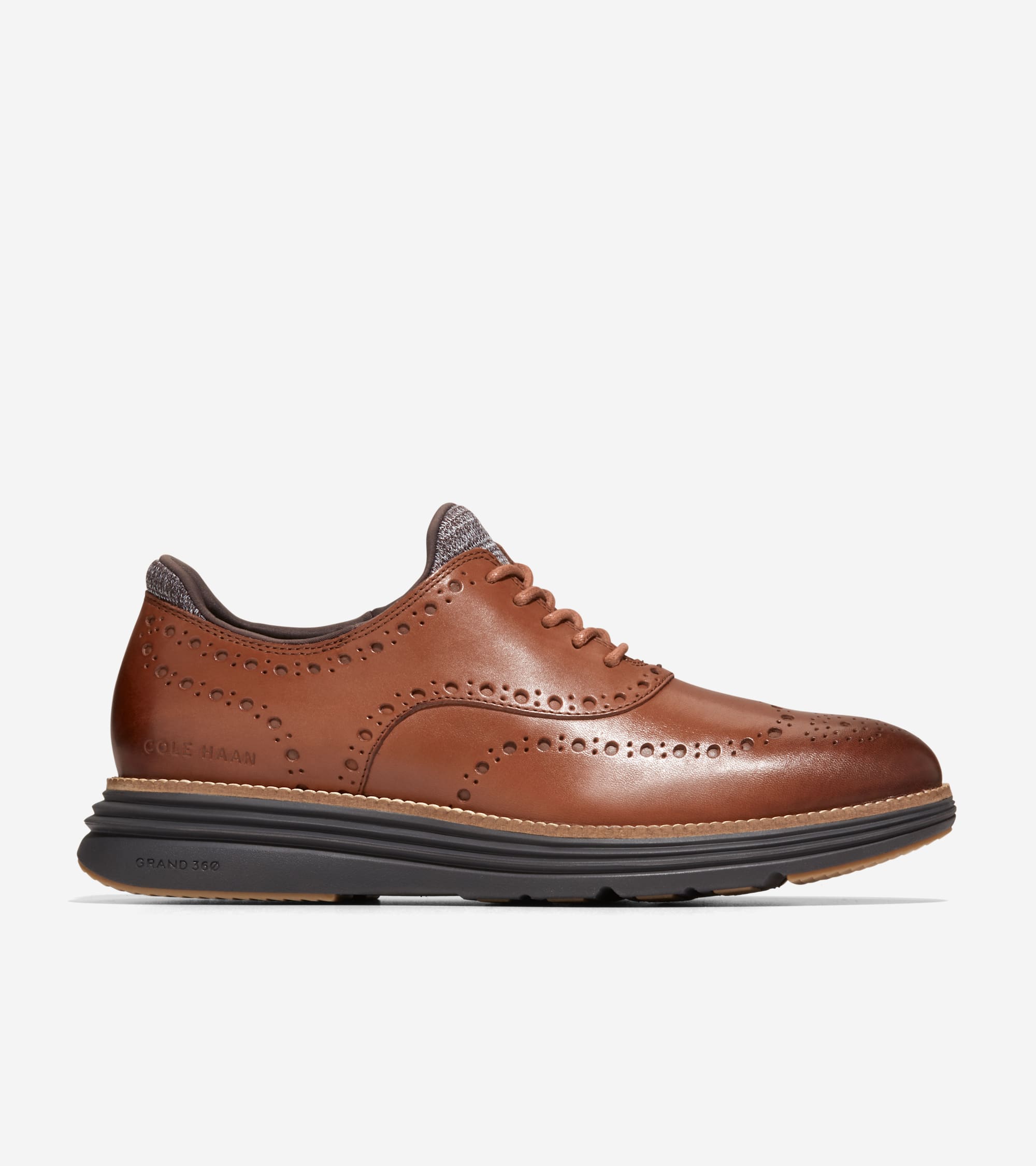 Men's ØriginalGrand Ultra Wingtip Oxfords in Brown | Cole Haan